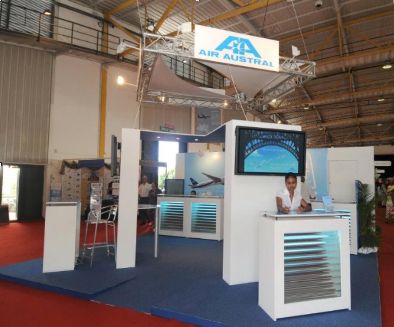 Création d'un stand pour Air Austral