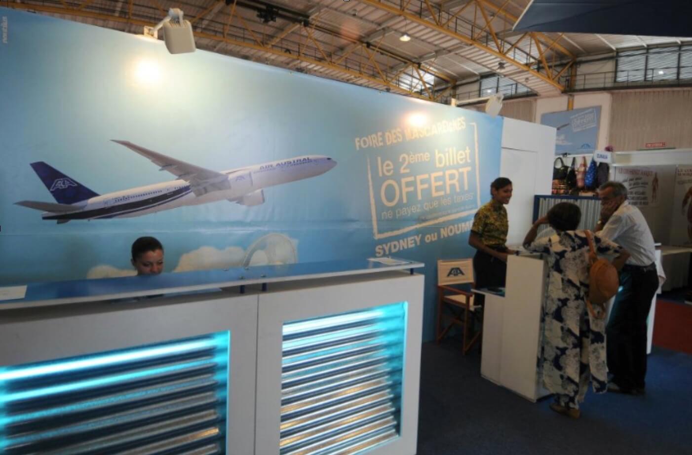 Création d'un stand pour Air Austral
